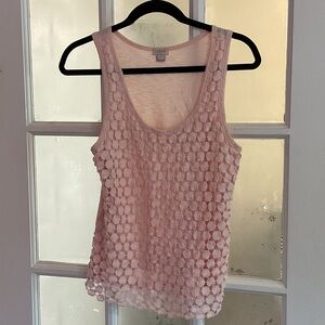 Light pink J. Crew tank top